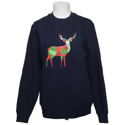 Collegetröja (Blå, Flerfärgad) från Sutsu Ekologisk bomull