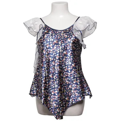 Blouse (Bleu, Multicolore) de High Fashion Polyester