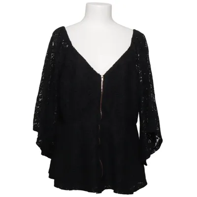Haut (Noir) de City Chic Coton, Polyamide, Polyester