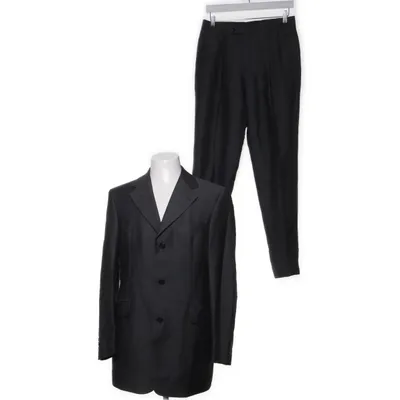 Kostym (Grå) från Stones Acetat, Polyamid, Viskos, Ull