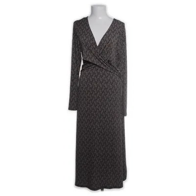 Långklänning (Svart, Beige) från Three Sixty Five Elastan, Polyester