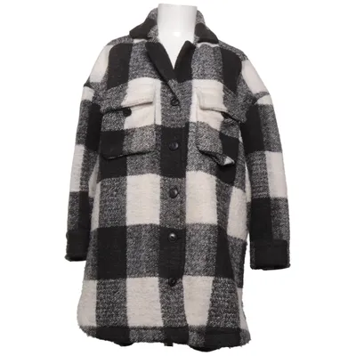 Overshirt (Black, White) from Anine Bing Acrylic, Polyester, Viscose, Wool