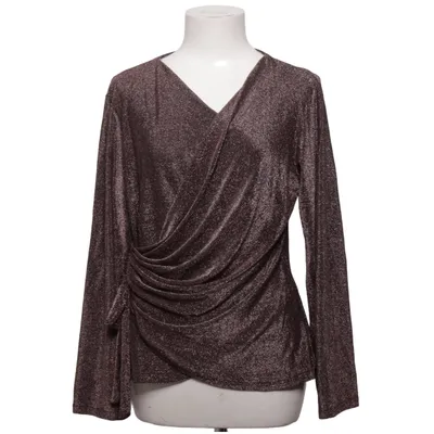 Blouse portefeuille (Marron) de Marta Élasthane, Polyester