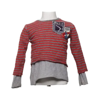 Lange mouwen shirt (Rood, Grijs) van Racer Kasjmier, Katoen, Wol