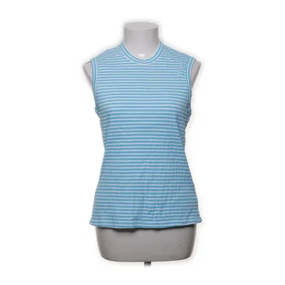 Tank­top (Blau, Weiß) von Rotholz Elasthan, Bio-Baumwolle