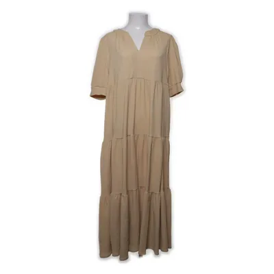Robe longue (Beige) de Sora Élasthane, Polyester recyclé
