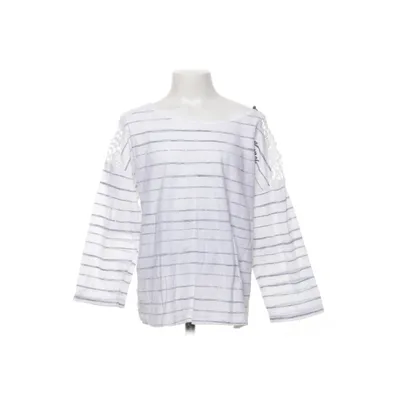 T-shirt à manches longues (Blanc, Bleu) de Kaporal Coton