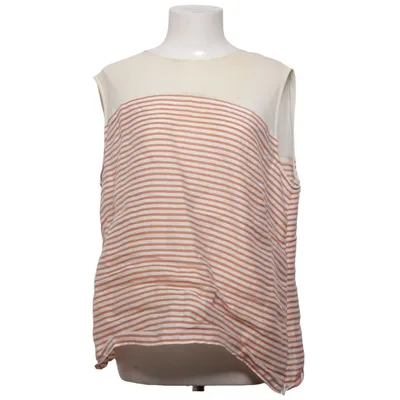 Tank Top (White, Brown) from Ann Taylor