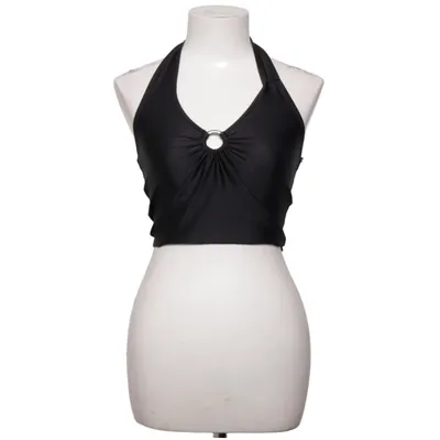 Halternecktopp (Svart) från Urban Outfitters Elastan, Polyester