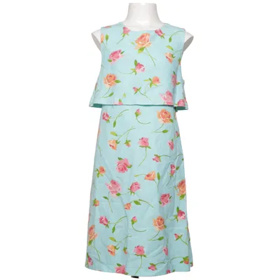 Robe (Bleu, Multicolore) de Bóboli Coton, Lin