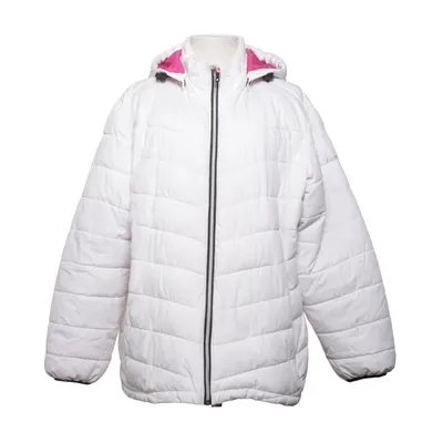Vinterjakke (Hvid, Pink) fra Tuxer Polyester
