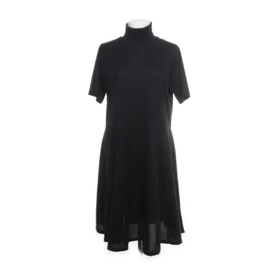 Jurk met col (Zwart) van Boohoo Polyester, Elastaan