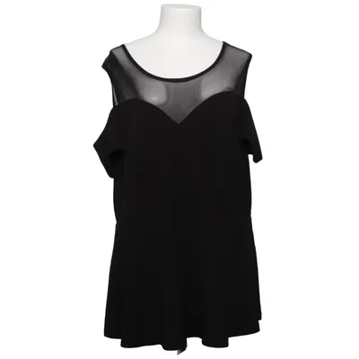 Top péplum (Noir) de City Chic Élasthane, Polyamide, Polyester