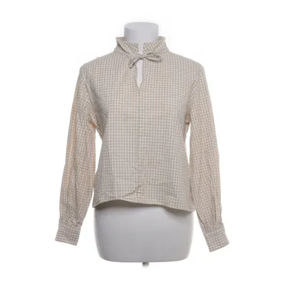Skjorta (Beige, Vit) från Hosbjerg Bomull, Polyester