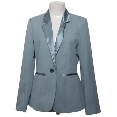 Blazer (Bleu) de Soaked in Luxury Polyester, Viscose