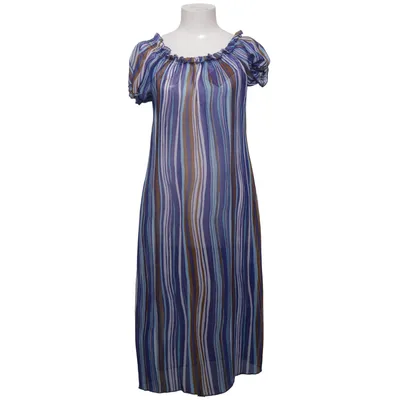 Strandkjole (Blå, Brun, Hvid) fra YD Polyester