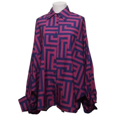 Blouse (Pink, Blue) from Toppies Polyester