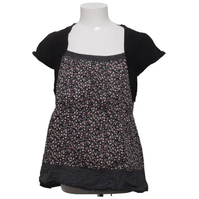 Top (Black, Multicolored) from Miss H. Cotton, Polyamide, Viscose