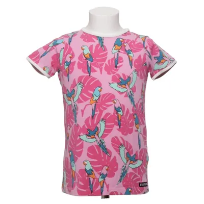 T-shirt (Pink, Multicolored) from Villervalla Elastane, Organic cotton