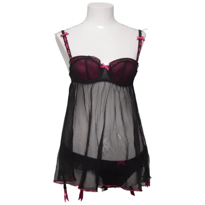 Negligé (Sort, Pink) fra Ann Summers Bomuld, Elastan, Polyamid