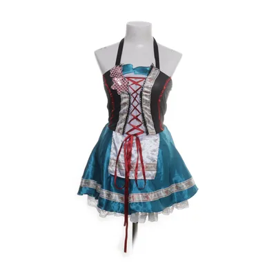 Dirndl (Blue, Multicolored) Polyester
