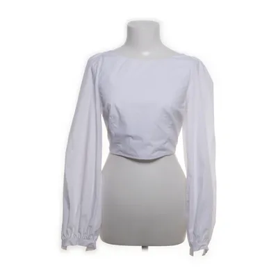 Crop top (Blanc) de Hanna Schönberg x NA-KD Coton, Polyester