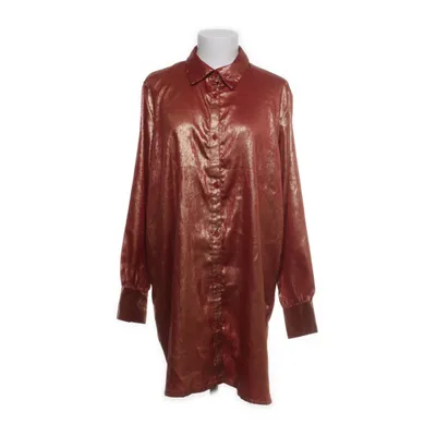 Blouse (Orange, Gold) from VRS Fashion Polyester