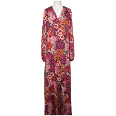 Långklänning (Rosa, Orange, Lila) från Camilla Thulin Elastan, Polyester, Viskos