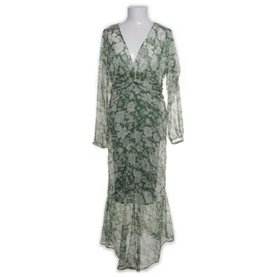 Långklänning (Grön, Vit, Flerfärgad) från Mango Polyester