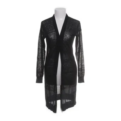 Cardigan (Black, Silver) from Sisley Linen, Metallic fiber, Nylon, Viscose