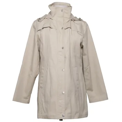 Raincoat (Beige) from Joy Outerwear Cotton, Polyester