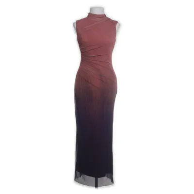 Maxi jurk (Lila, Roze, Meerkleurig) van Zara Polyester