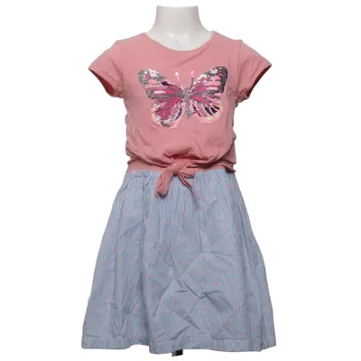 Kjole (Pink, Blå, Flerfarvet) fra Happy Girls by Eisend Bomuld, Elastan, Polyester