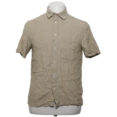 Kortærmet skjorte (Relaxed Linen Short Sleeve) fra Weekday Linned, Viscose