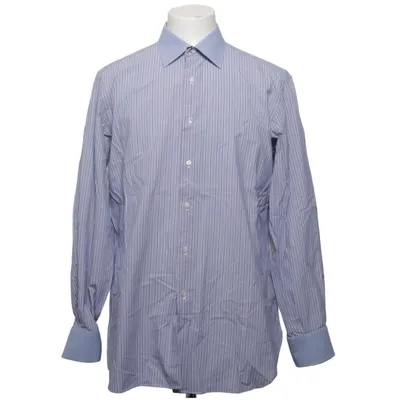 Chemise (Bleu, Blanc) de Brioni Coton