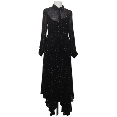 Maxikjole (Sort, Flerfarvet) fra Mint Velvet Elastan, Polyester, Viscose