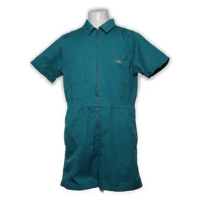 Hängselshorts (Turkos) från Dickies Bomull