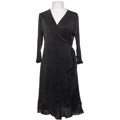 Robe portefeuille (Noir, Argent) de Vero Moda Élasthane, Fibre métallique, Polyamide