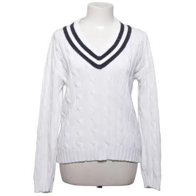 Sweater (White, Blue) from Lauren Ralph Lauren Cotton
