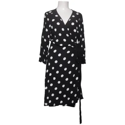 Robe portefeuille (Noir, Blanc) de Sandwich Viscose