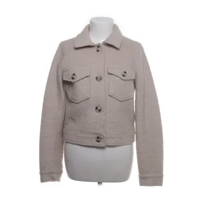Jacket (Gray, Beige) from Divided by H&M Polyester, Wool