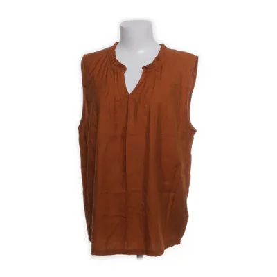 Top (Brown) from Cream Nylon, Viscose