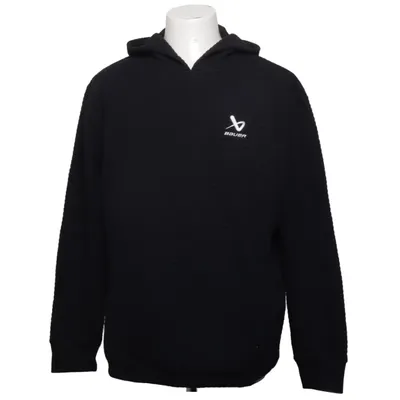 Hoodie (Black) from Bauer Cotton, Elastane, Polyester
