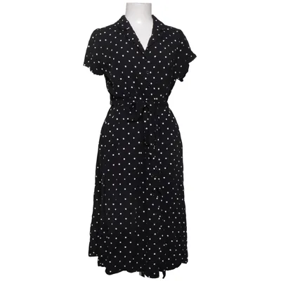 Shirt dress (Black, White) from Joanie Viscose