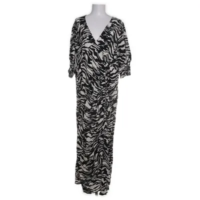 Maxi jurk (Zwart, Meerkleurig) van H&M Viscose