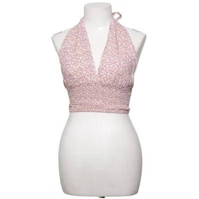 Haltertop (Roze, Wit, Geel) van Pieces Viscose