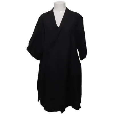 Dress (Black) from Alice Dot Linen, Viscose