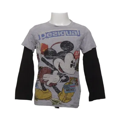 Lange mouwen shirt (Grijs, Zwart, Meerkleurig) van Desigual Disney Katoen, Polyester