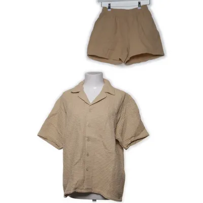 Pyjama (Beige) von By Hannahliza Baumwolle