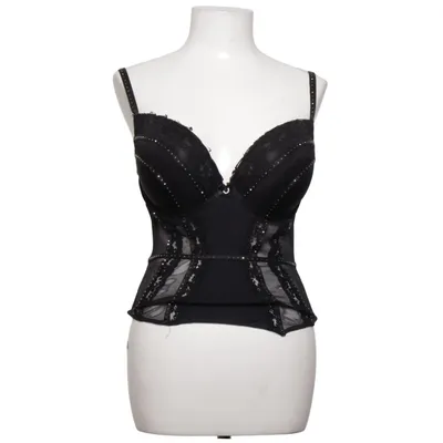 Bustier (Zwart) van Censored Elastaan, Polyamide